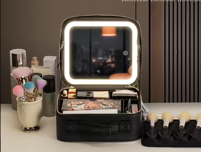 LUXEAURA™ Portable Lighted Makeup Bag